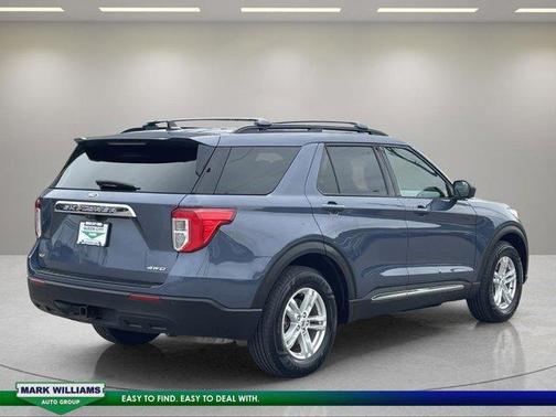 Blue 2021 Ford Explorer XLT