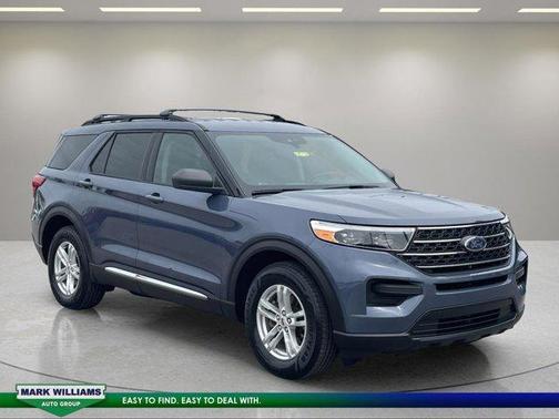 Blue 2021 Ford Explorer XLT