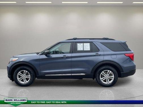 Blue 2021 Ford Explorer XLT