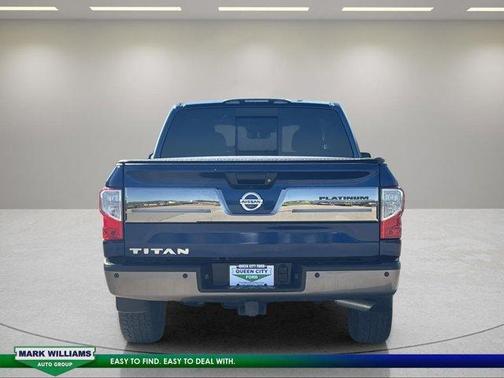 Deep Blue Pearl 2017 Nissan Titan Platinum Reserve