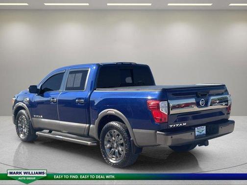 Deep Blue Pearl 2017 Nissan Titan Platinum Reserve
