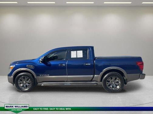 Deep Blue Pearl 2017 Nissan Titan Platinum Reserve