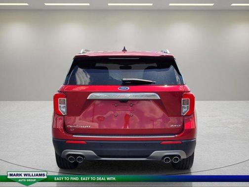 Red 2023 Ford Explorer Platinum