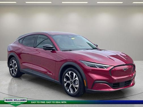 Red 2025 Ford Mustang Mach-E Select