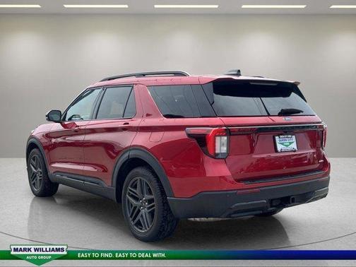Red 2025 Ford Explorer ST-Line