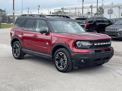 Red 2025 Ford Bronco Sport Outer Banks