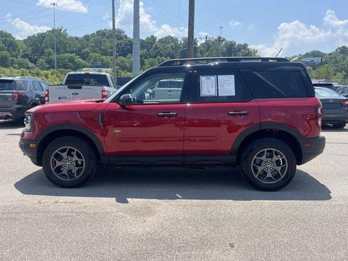 Red 2021 Ford Bronco Sport Badlands