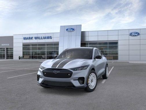 Glacier Gray Metallic 2025 Ford Mustang Mach-E GT
