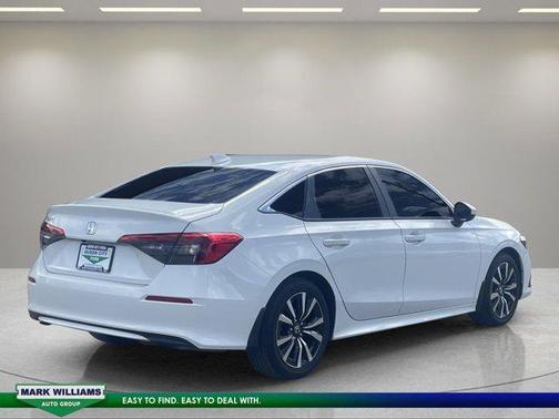 White 2023 Honda Civic EX