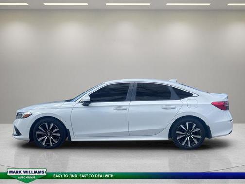 White 2023 Honda Civic EX
