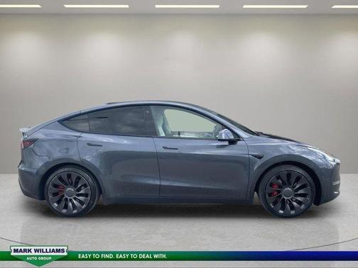 Gray 2020 Tesla Model Y Performance