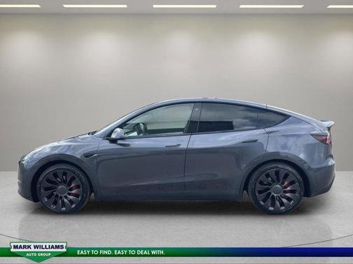 Gray 2020 Tesla Model Y Performance