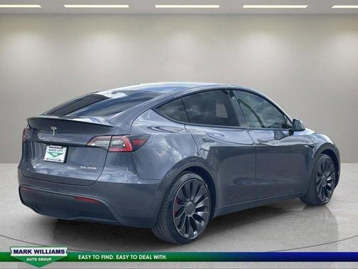 Gray 2020 Tesla Model Y Performance
