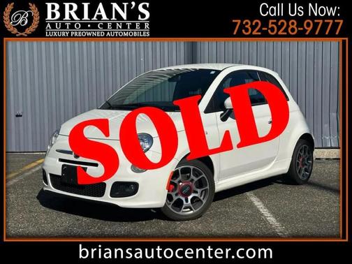 White 2012 FIAT 500 Sport
