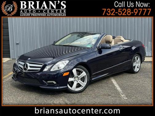 Blue 2011 Mercedes-Benz E-Class 2dr Cabriolet E 550 RWD