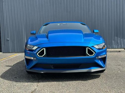 Velocity Blue Metallic 2021 Ford Mustang GT Premium