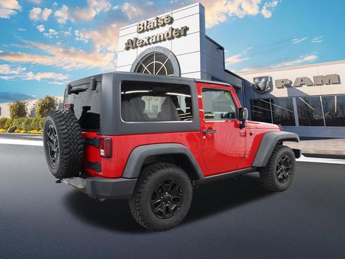 Firecracker Red Clearcoat 2016 Jeep Wrangler Willys Wheeler