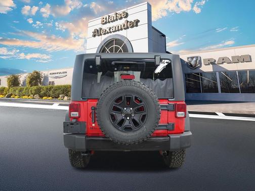 Firecracker Red Clearcoat 2016 Jeep Wrangler Willys Wheeler