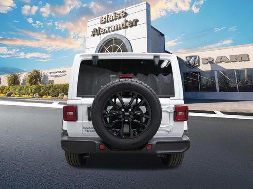 Bright White Clearcoat 2025 Jeep Wrangler 4xe Sahara
