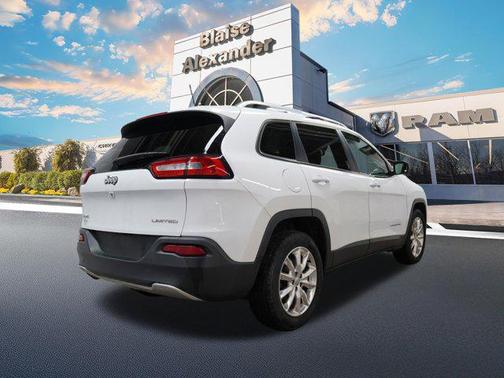 Bright White Clearcoat 2017 Jeep Cherokee Limited