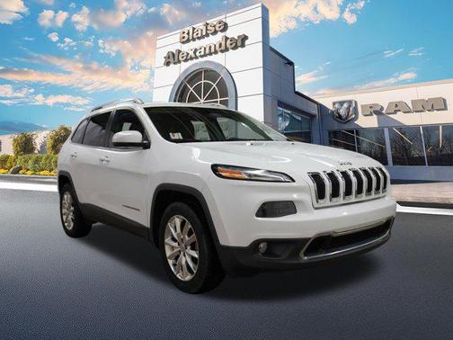 Bright White Clearcoat 2017 Jeep Cherokee Limited