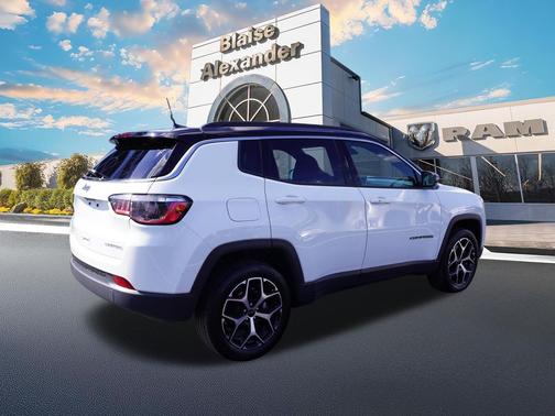 Bright White Clearcoat 2026 Jeep Compass Limited