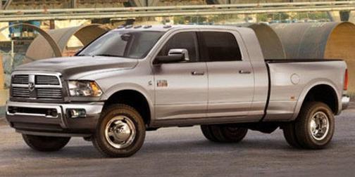 Bright White 2012 RAM 3500 Laramie