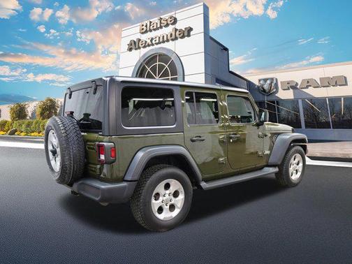 Sarge Green Clearcoat 2021 Jeep Wrangler Unlimited Sport