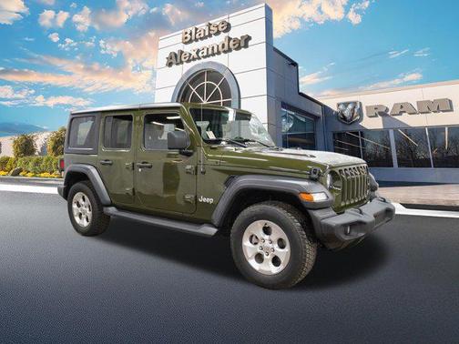 Sarge Green Clearcoat 2021 Jeep Wrangler Unlimited Sport