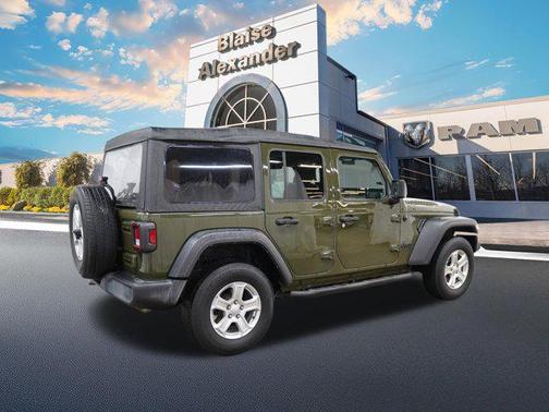 Sarge Green Clearcoat 2022 Jeep Wrangler Unlimited Sport