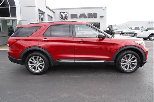 Red Metallic 2020 Ford Explorer Limited