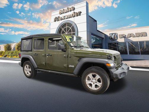 Sarge Green Clearcoat 2021 Jeep Wrangler Unlimited Sport