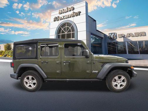 Sarge Green Clearcoat 2021 Jeep Wrangler Unlimited Sport