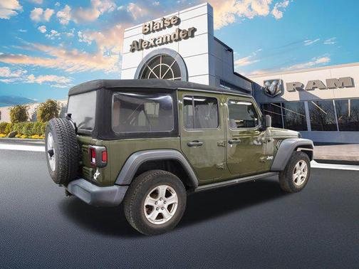 Sarge Green Clearcoat 2021 Jeep Wrangler Unlimited Sport