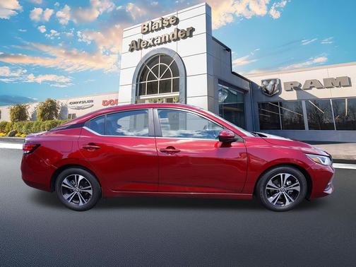 Scarlet Ember Tintcoat 2023 Nissan Sentra SV