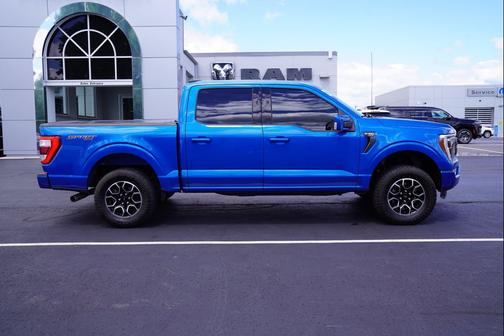 Blue Metallic 2021 Ford F-150 Lariat
