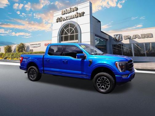 Blue Metallic 2021 Ford F-150 Lariat