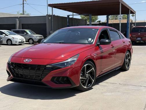 Scarlet Red Pearl 2021 Hyundai ELANTRA SE
