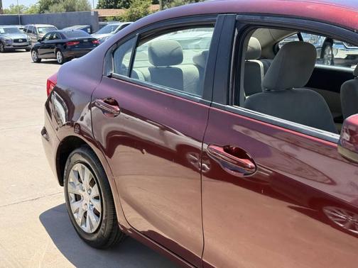 Maroon 2012 Honda Civic LX