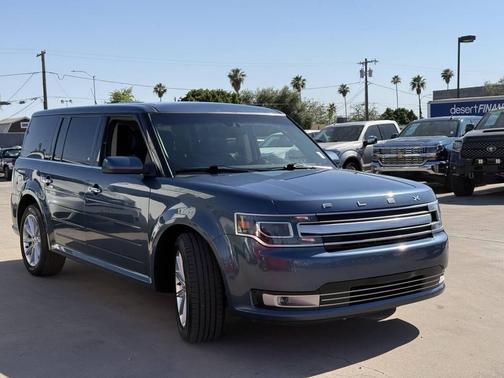 Blue 2018 Ford Flex Limited