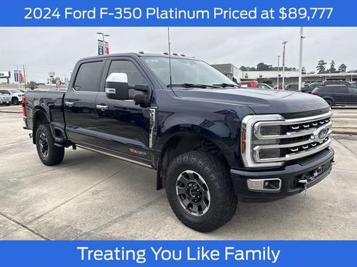 ANTIMATTER BLUE 2024 Ford F-350 PLATINUM