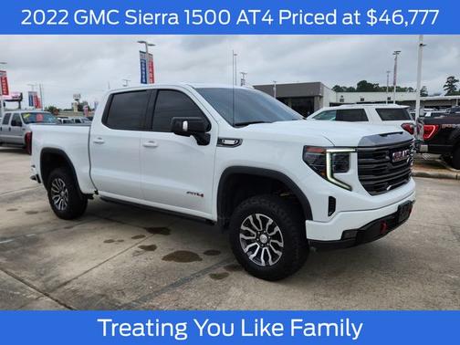 Summit White 2022 GMC Sierra 1500 AT4