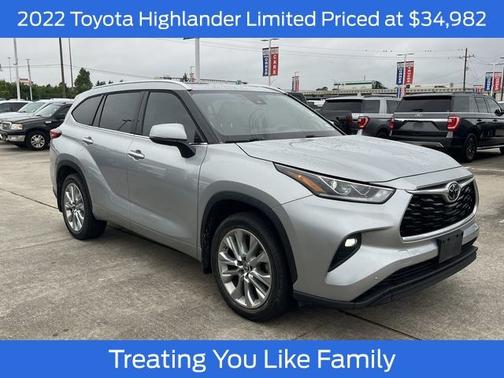 Silver 2022 Toyota Highlander LIMITED