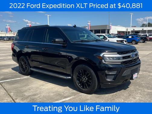 AGATE BLACK METALLIC 2022 Ford Expedition XLT