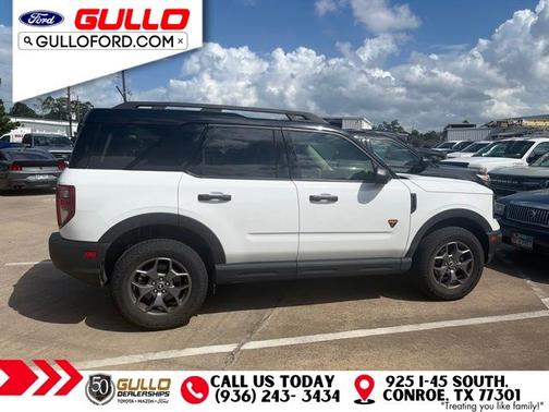 OXFORD WHITE 2024 Ford Bronco Sport BADLANDS