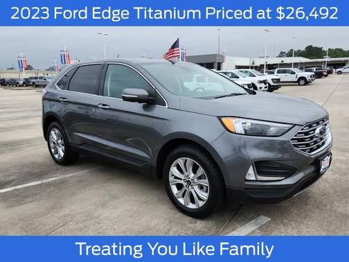 CARBONIZED GRAY 2023 Ford Edge TITANIUM