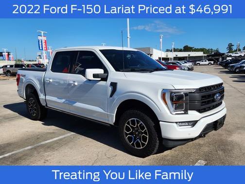 STAR WHITE METALLIC TRICOAT 2022 Ford F-150 LARIAT