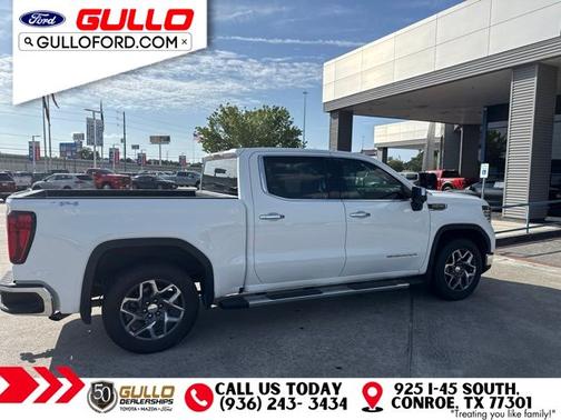Summit White 2023 GMC Sierra 1500 SLT