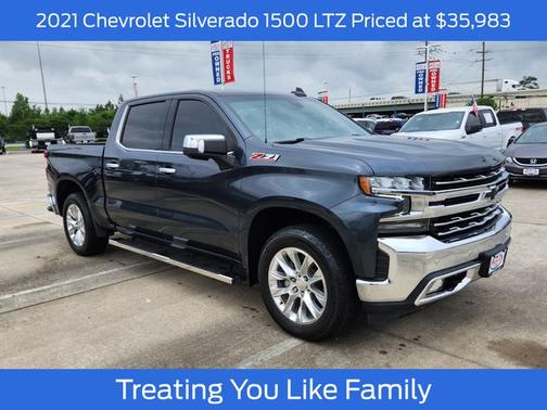 Shadow Gray Metallic 2021 Chevrolet Silverado 1500 LTZ