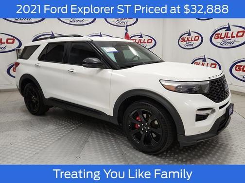 STAR WHITE MET TRI-COAT 2021 Ford Explorer ST